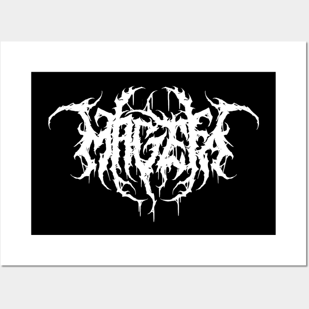 MAGEFA-New Logo on Back +New symbol Front Wall Art by MAGEFA- Merch Store on TEEPUBLIC